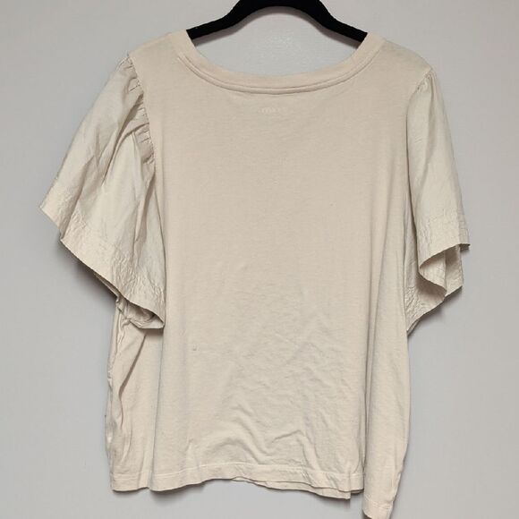 Old Navy Cream Women's Blouse - Picture 3 of 5